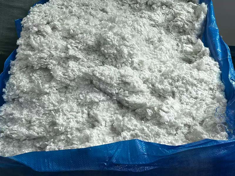 Recycled fiber filling