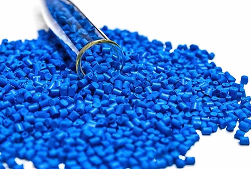 Plastic pellets filling