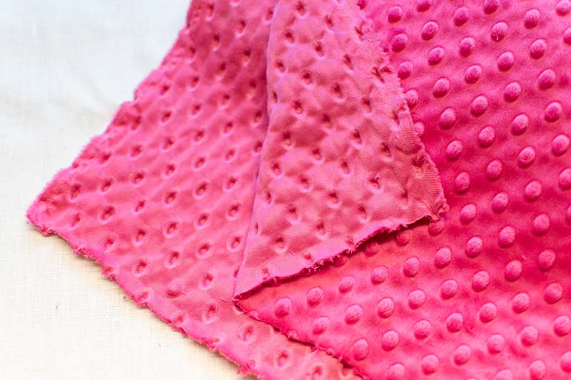 Minky fabric for smart plush toys