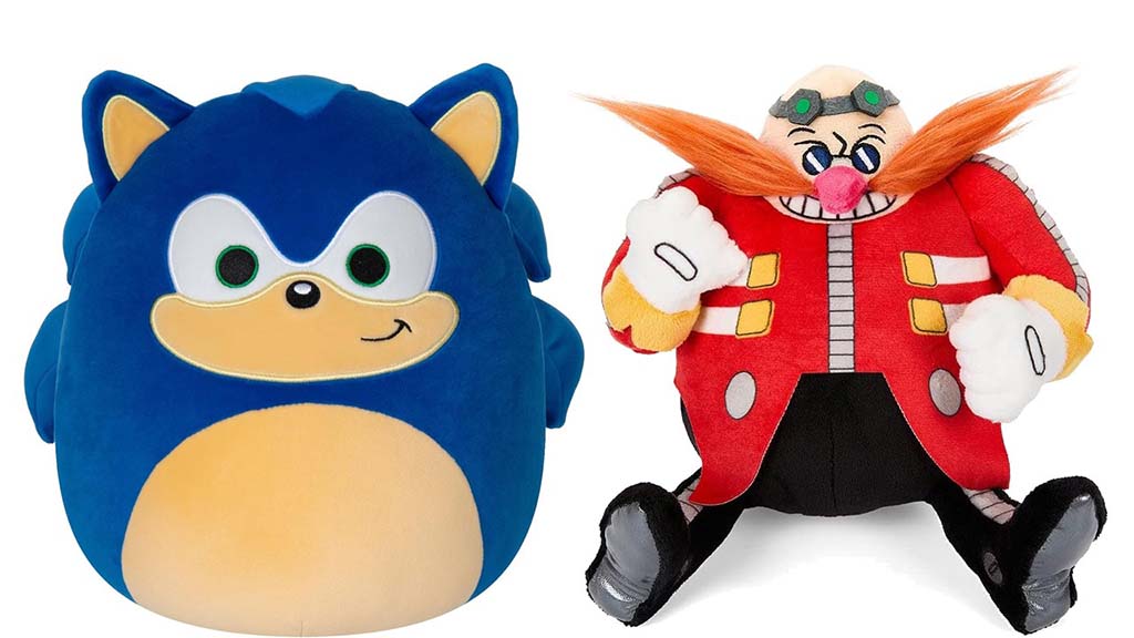Licensed character plush toy set featuring two contrasting character styles, including rounded body plush and full-body humanoid plush designs, made with soft short-pile fabrics, layered color panel construction, embroidered facial details, dimensional hair and accessory elements, reinforced seams, and balanced stuffing, showcasing professional licensed plush manufacturing, character differentiation control, and OEM production quality for entertainment merchandise.
