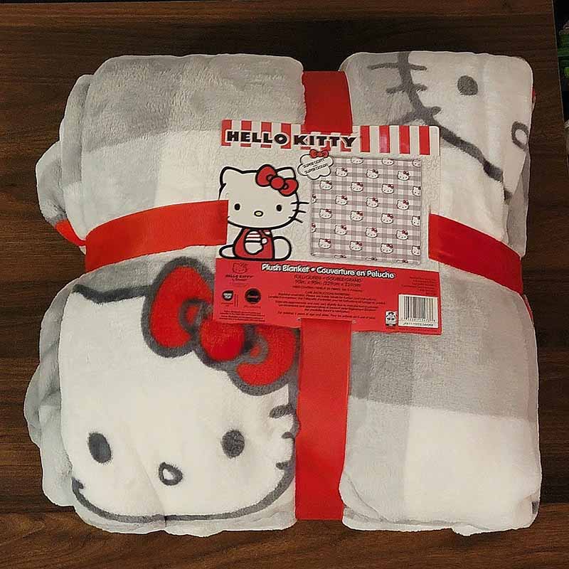 Soft cartoon character plush blanket set featuring printed fleece fabric, integrated pillow-style folding design, and decorative gift band packaging, showcasing licensed-style character graphics, color-matched edge binding, and uniform pile texture, suitable for OEM plush blanket production, promotional gift programs, and character-inspired home textile manufacturing.