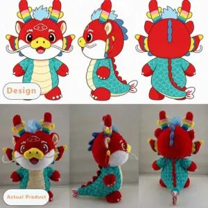 Comparison of plush toy designs and actual products2