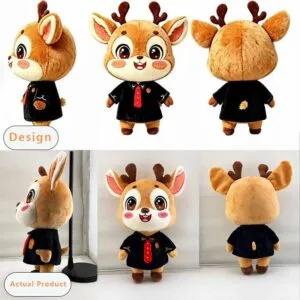 Comparison of plush toy designs and actual products7