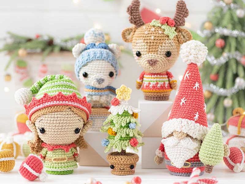 Christmas crocheted toy series