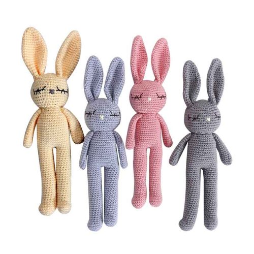 Knitted Bunny Plush Doll