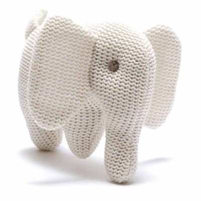 Knitted Elephant Plush Toy