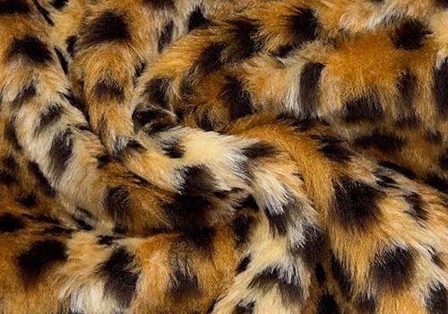 Patterned Faux Fur