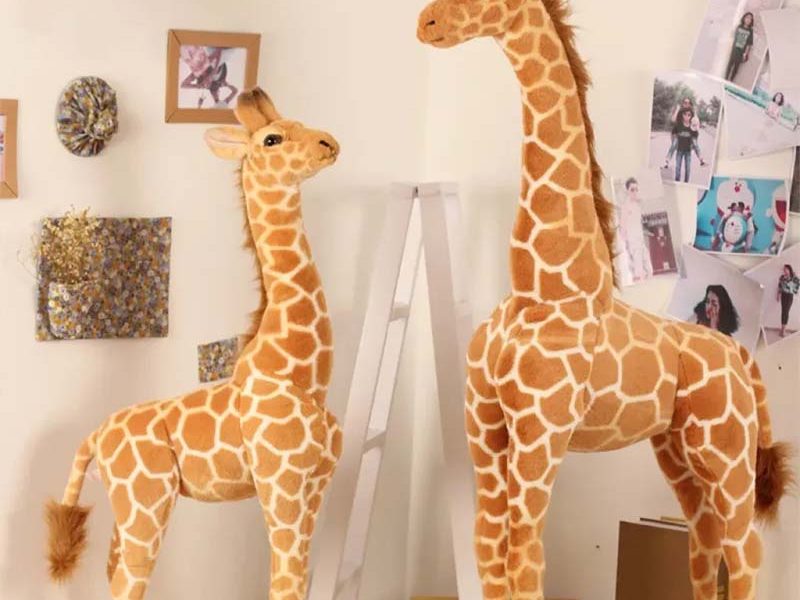 Realistic Plush Giraffe