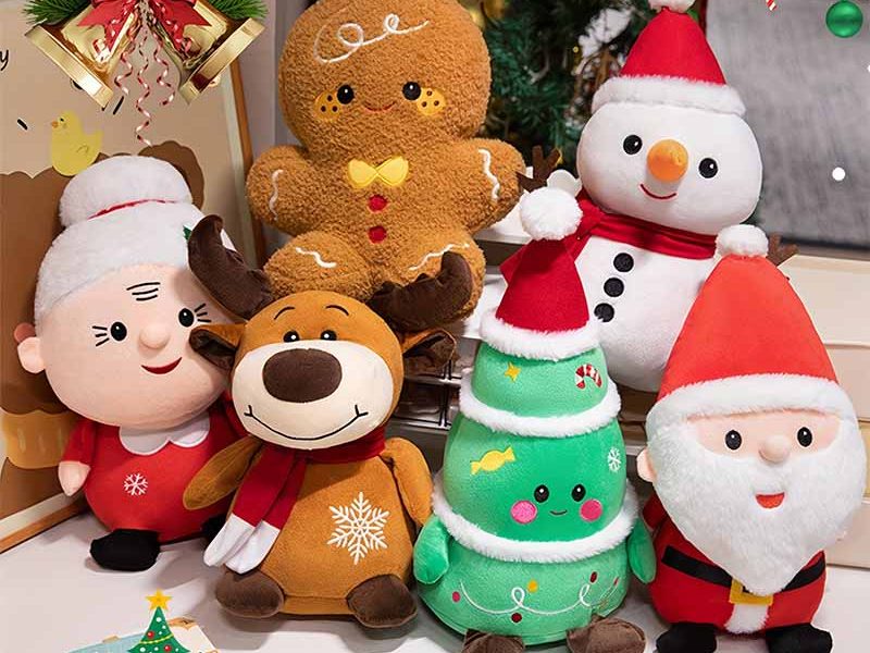 Weighted Holiday Plush Toys